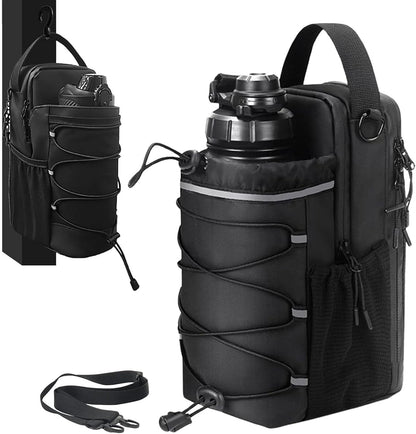 Magnetischer Turnbeutel – Magnetbeutel Für Wasserflaschen | Wasserflaschenhalter | Mehrzweck-Tasche Für Fitnessstudio, Reisen, Arbeit Und Sport | Hält Gegenstände Von Schmutzigen Böden Fern Mit