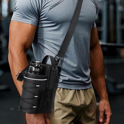 Magnetischer Turnbeutel – Magnetbeutel Für Wasserflaschen | Wasserflaschenhalter | Mehrzweck-Tasche Für Fitnessstudio, Reisen, Arbeit Und Sport | Hält Gegenstände Von Schmutzigen Böden Fern Mit