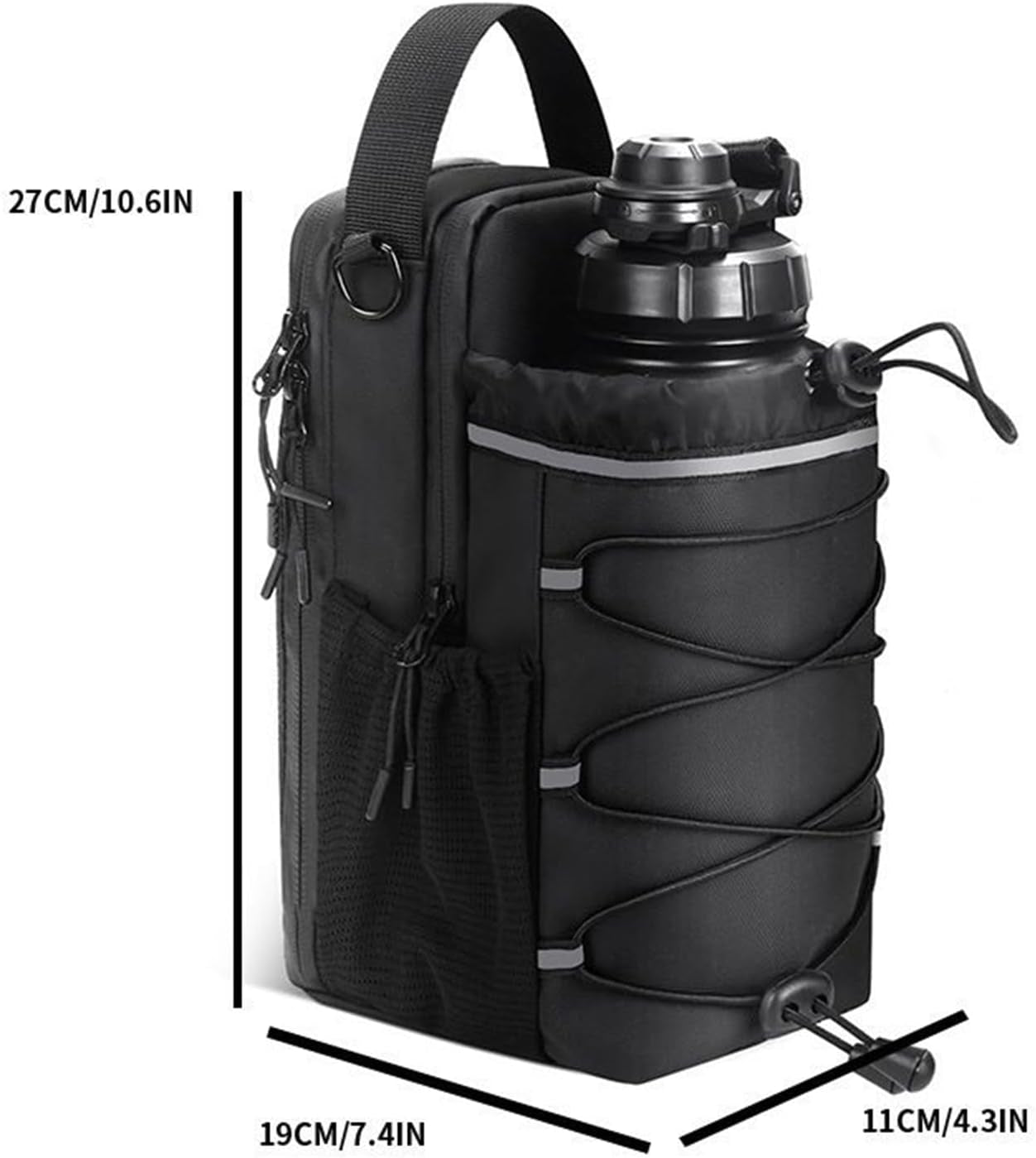Magnetischer Turnbeutel – Magnetbeutel Für Wasserflaschen | Wasserflaschenhalter | Mehrzweck-Tasche Für Fitnessstudio, Reisen, Arbeit Und Sport | Hält Gegenstände Von Schmutzigen Böden Fern Mit