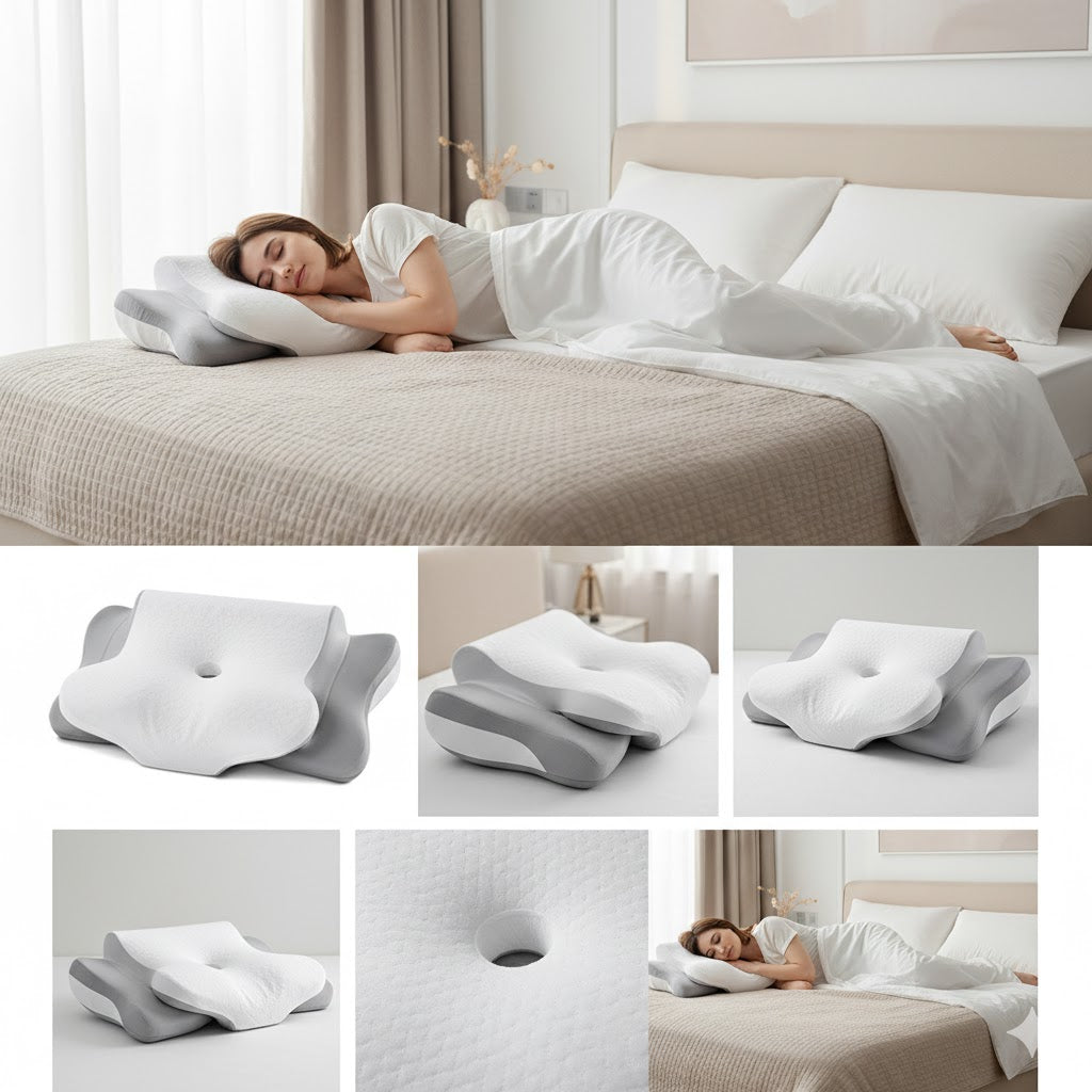 Athlyx SleepPro - Ergonomisches Memory-Foam-Kissen